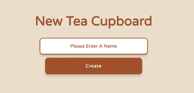 My Tea Cupboard